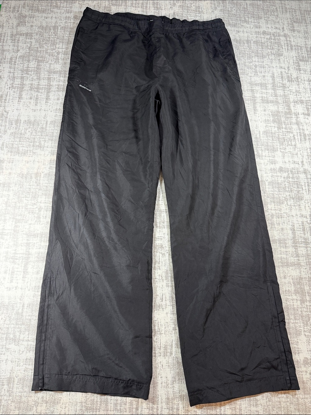 Vintage Kappa Black Men's Track Pants Size XXL/ 43L/ Inseam31.5